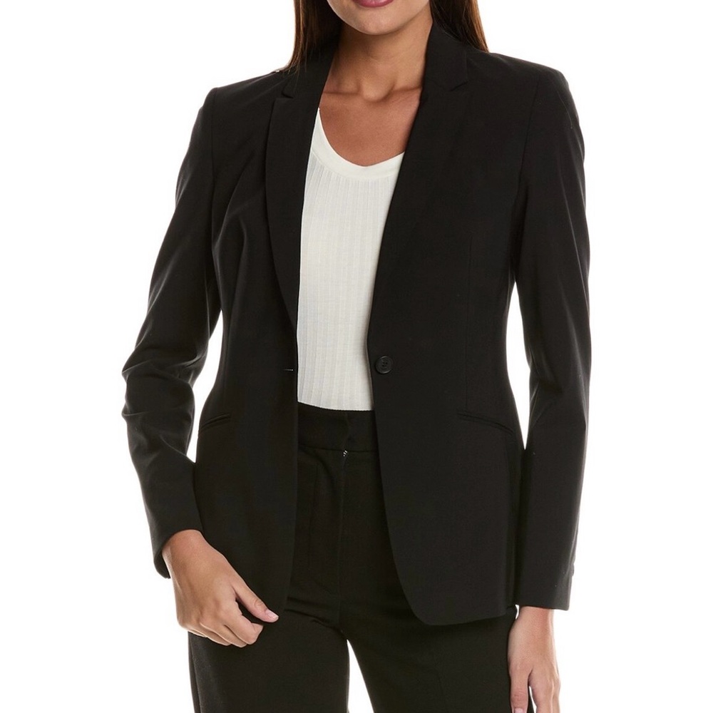 BOSS Hugo Boss Jabina Stretch Wool Women's Suit Jacket, Size 2